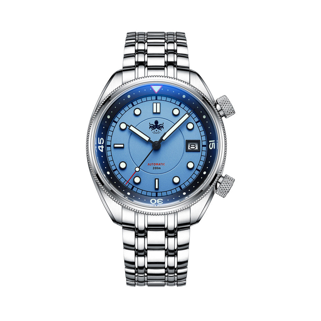 Phoibos Eagle Ray Automatic Compressor Style Dive Watch with