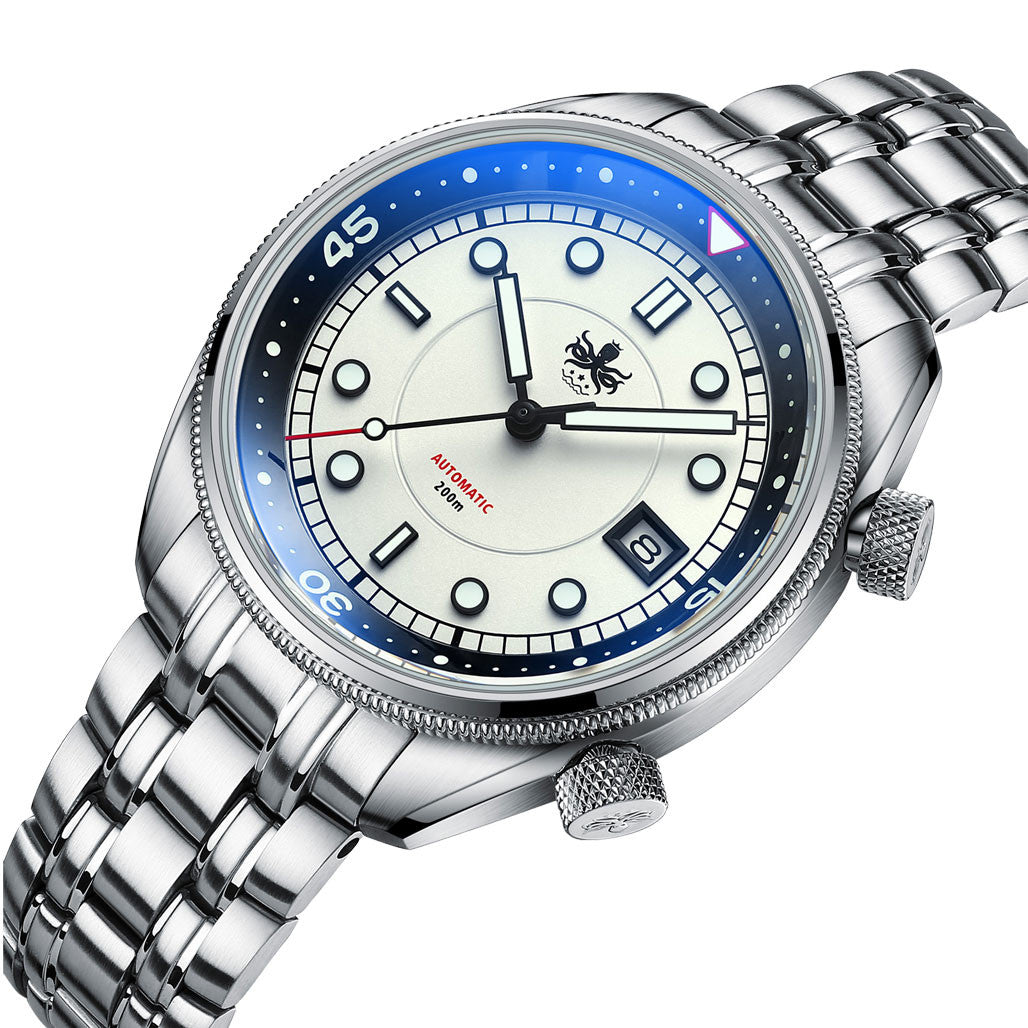 Phoibos Eagle Ray Automatic Compressor Style Dive Watch with