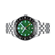 Phoibos Wave Master GMT Automatic Watch with Green Dial #PY049A
