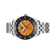 Phoibos Wave Master GMT Automatic Watch with Orange Dial #PY049G