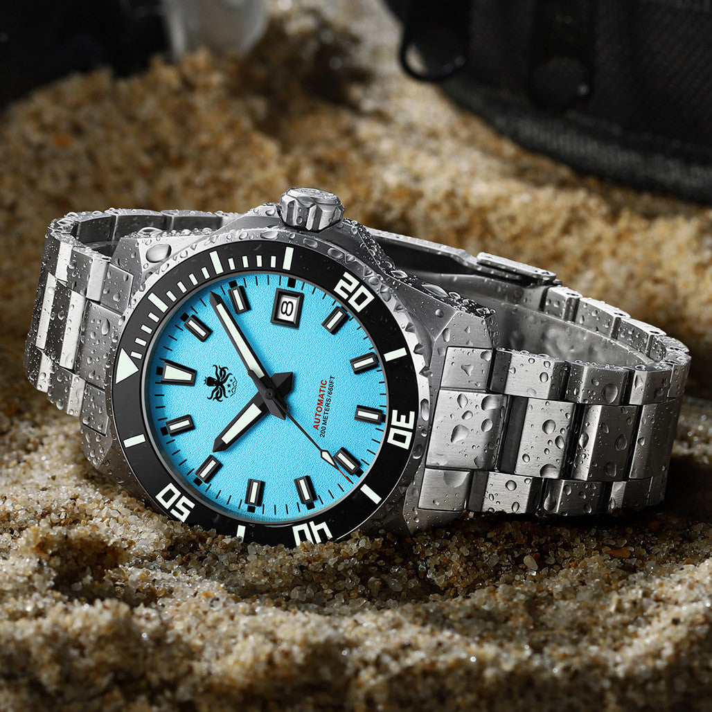 Phoibos Leviathan 40 Automatic Dive Watch with Blue Dial #PY050B