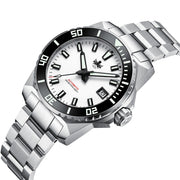 Phoibos Leviathan 40 Automatic Dive Watch with White Dial #PY050E