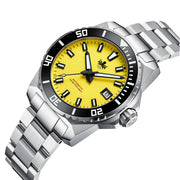 Phoibos Leviathan 40 Automatic Dive Watch with Yellow Dial #PY050F