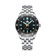 PHOIBOS Wave Master Automatic Dive Watch Black No Date #PY053CN