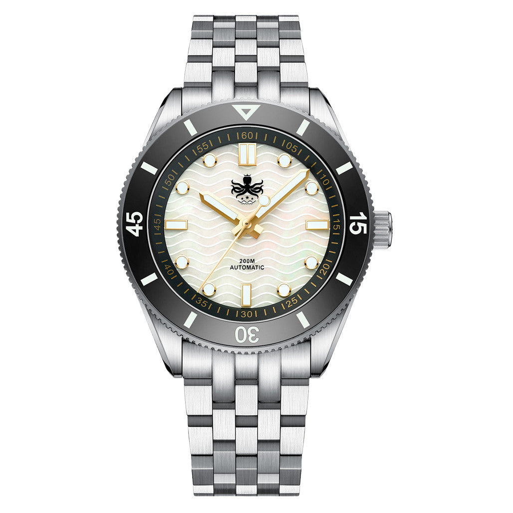 PHOIBOS Wave Master Automatic Dive Watch MOP No Date #PY053DN