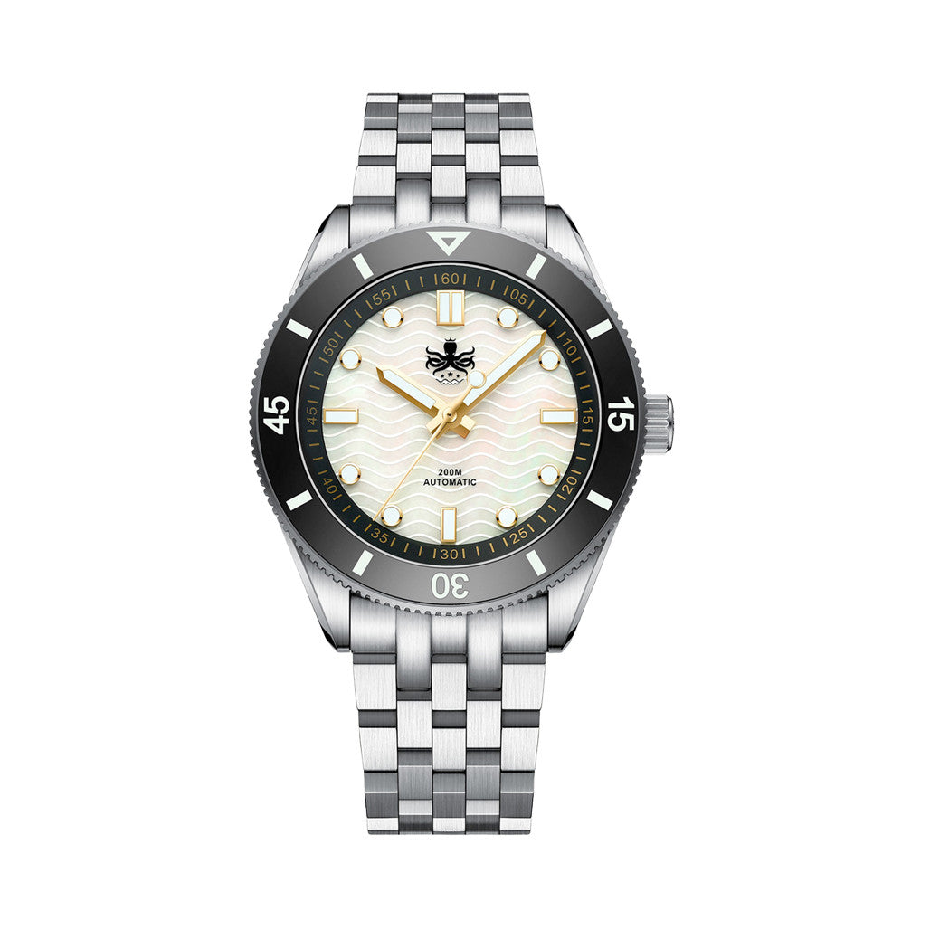PHOIBOS Wave Master Automatic Dive Watch MOP No Date #PY053DN