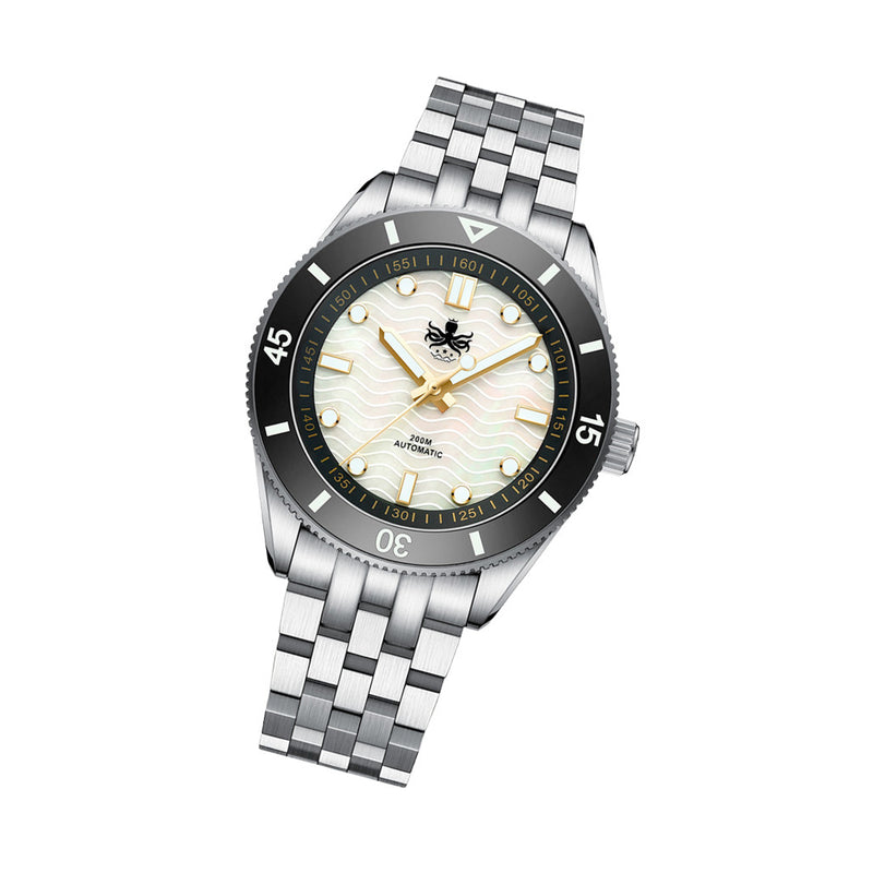PHOIBOS Wave Master Automatic Dive Watch MOP No Date #PY053DN