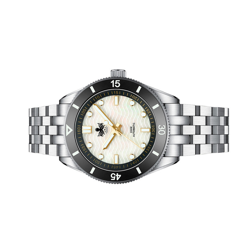 PHOIBOS Wave Master Automatic Dive Watch MOP No Date #PY053DN