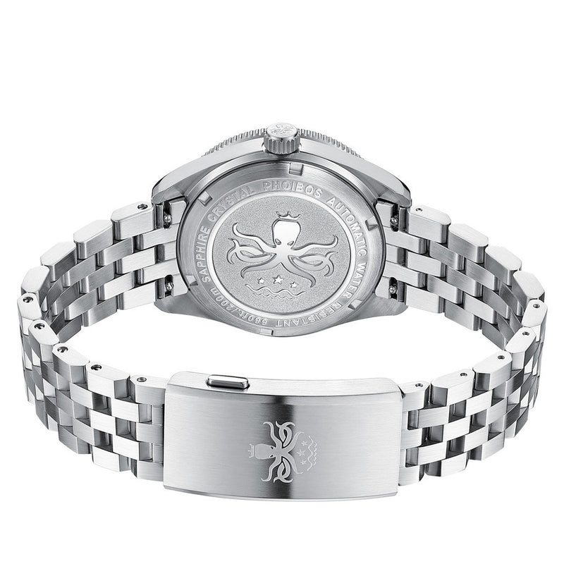 PHOIBOS Wave Master Automatic Dive Watch Purple No Date #PY053HN