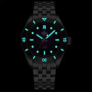 PHOIBOS Wave Master Automatic Dive Watch Dark Blue Aventurin No Date #PY053IN