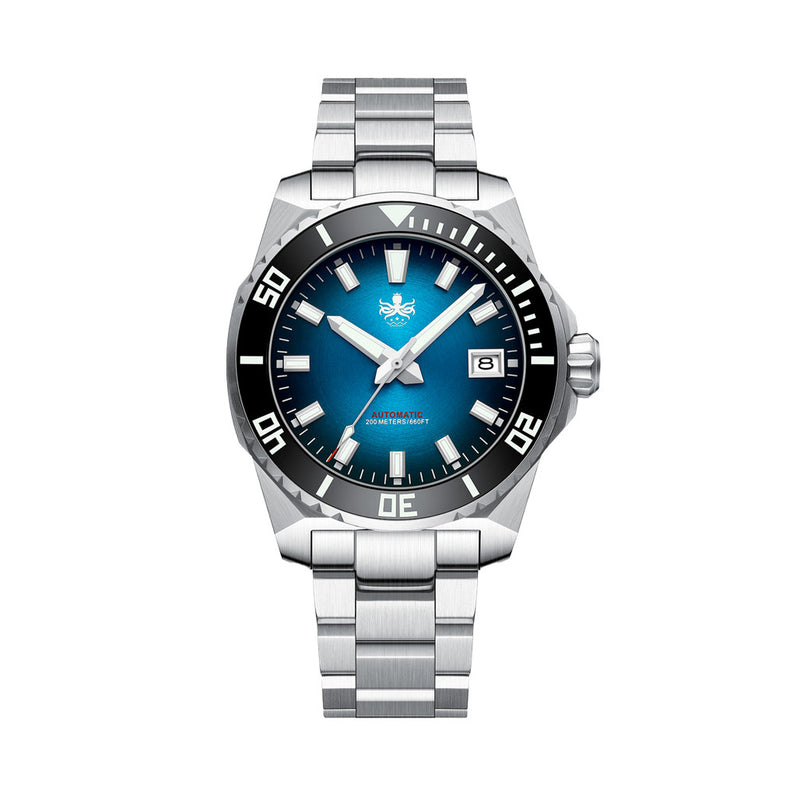Phoibos Leviathan 40 Automatic Dive Watch with Radiant Blue Dial #PY054B