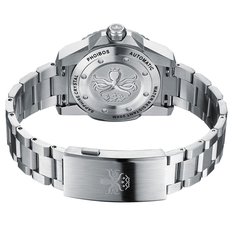 Phoibos Leviathan 40 Automatic Dive Watch with Black Dial #PY054C