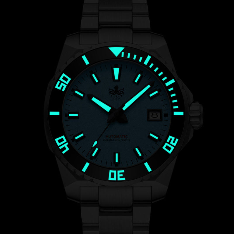Phoibos Leviathan 40 Automatic Dive Watch with Black Dial #PY054C