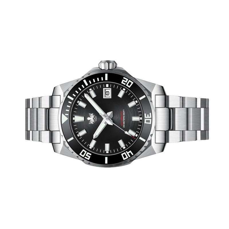 Phoibos Leviathan 40 Automatic Dive Watch with Black Dial #PY054C