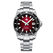 Phoibos Leviathan 40 Automatic Dive Watch with Red Dial #PY054D