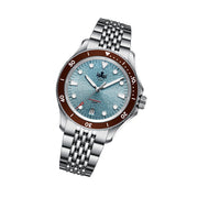 PHOIBOS Delphinus Automatic Dive Watch with Ice Blue Sunray Dial #PY055BD