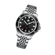 PHOIBOS Delphinus Automatic Dive Watch with Black Sunray Dial #PY055CD