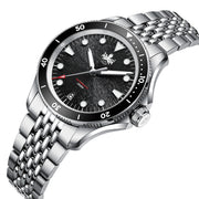 PHOIBOS Delphinus Automatic Dive Watch with Black Sunray Dial #PY055CD