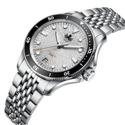 PHOIBOS Delphinus Automatic Dive Watch with Silver White Sunray Dial #PY055ED