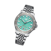 PHOIBOS Delphinus Automatic Dive Watch with Natural Amazonite Stone Dial #PY055JD