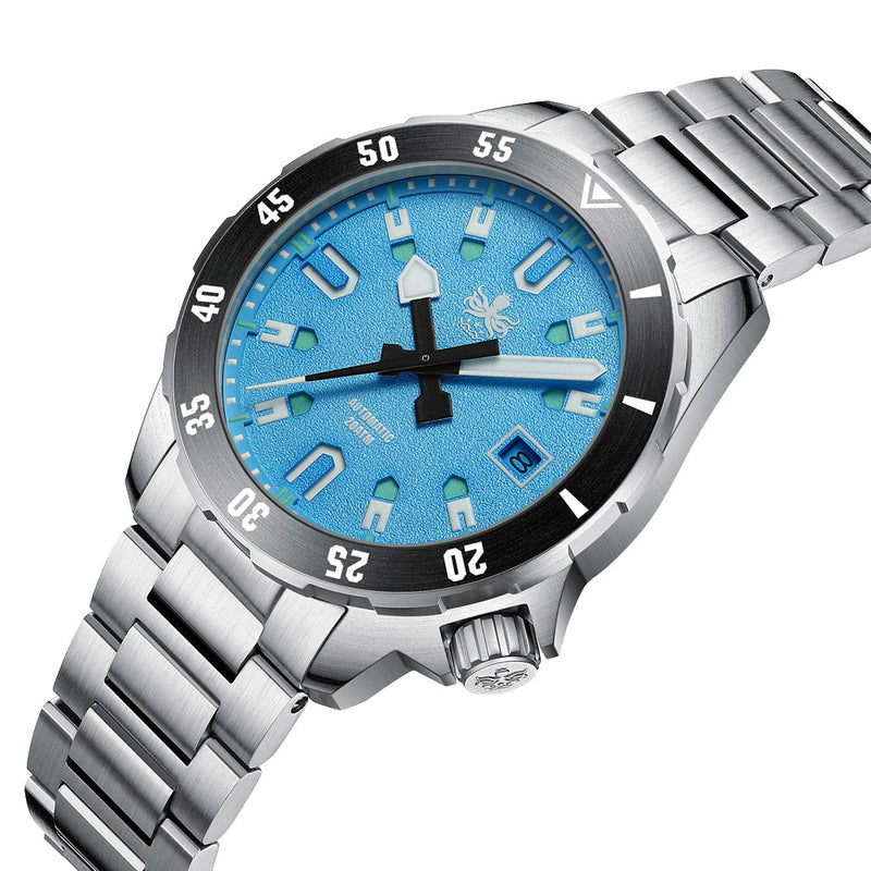 PHOIBOS APOLLO 200M Automatic Diver With Matte Blue Dial #PY056B