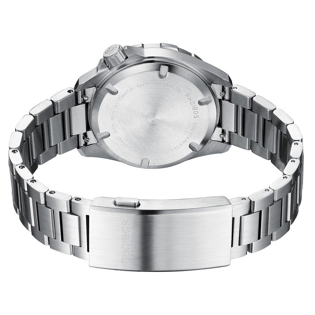 ポコ PHOIBOS APOLLO 200M Automatic Diver With Matte Grey Dial #PY056D