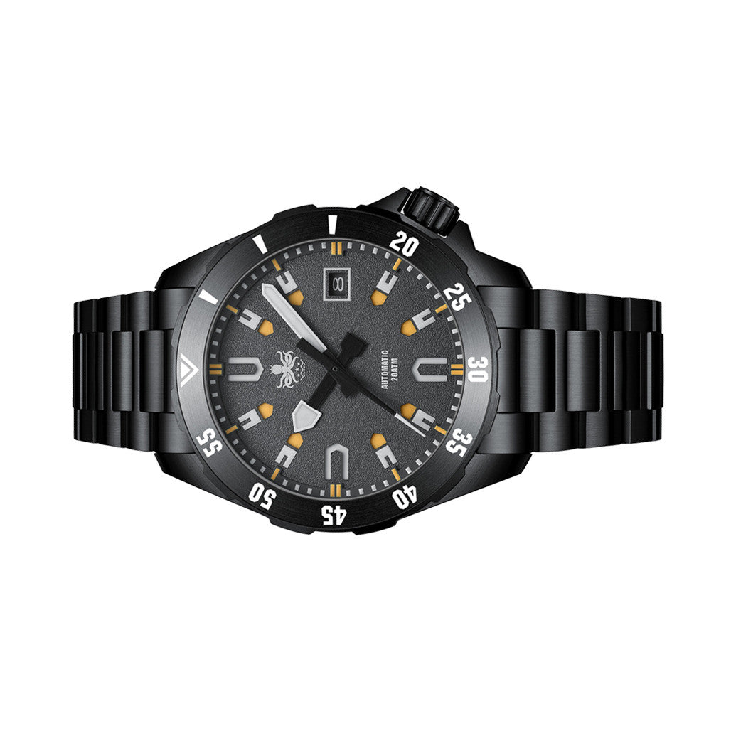 PHOIBOS APOLLO DLC 200M Automatic Diver With Matte Grey Dial
