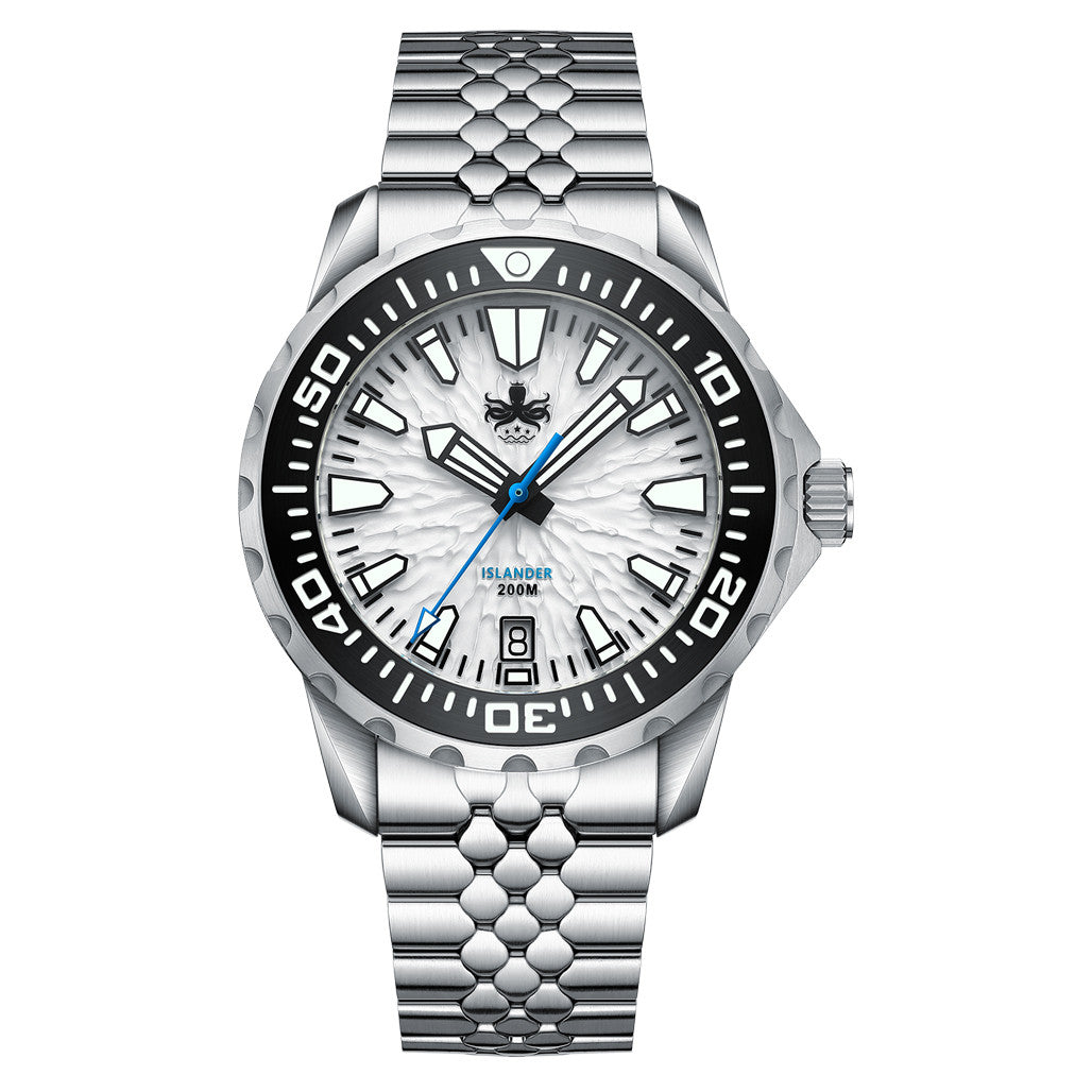 Phoibos x Islander Kraken Limited Edition Watch with Snow Ridge
