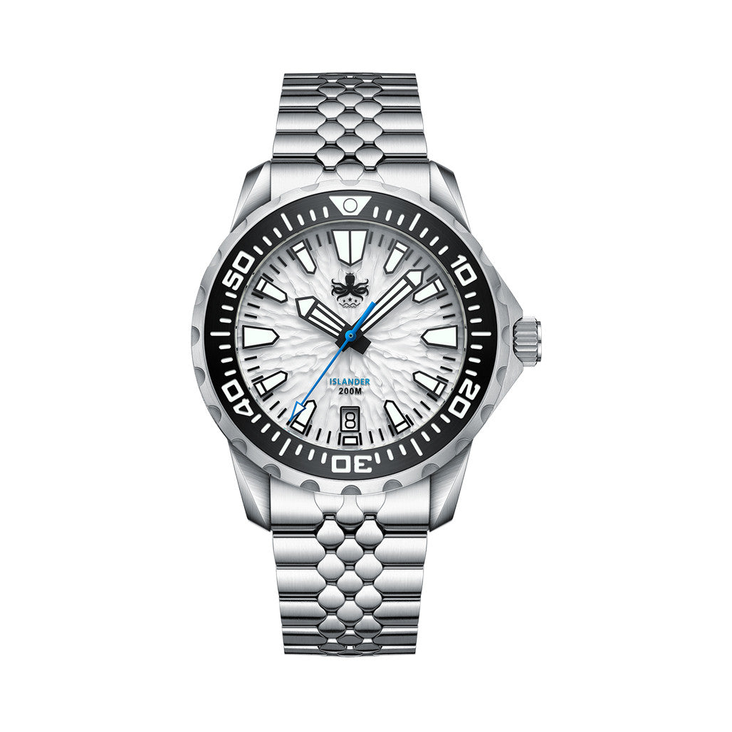 Phoibos x Islander Kraken Limited Edition Watch with Snow Ridge