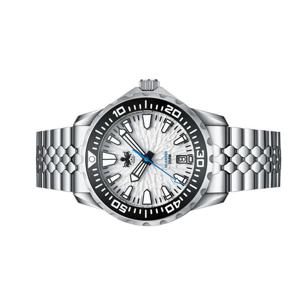 Phoibos x Islander Kraken Limited Edition Watch with Snow Ridge