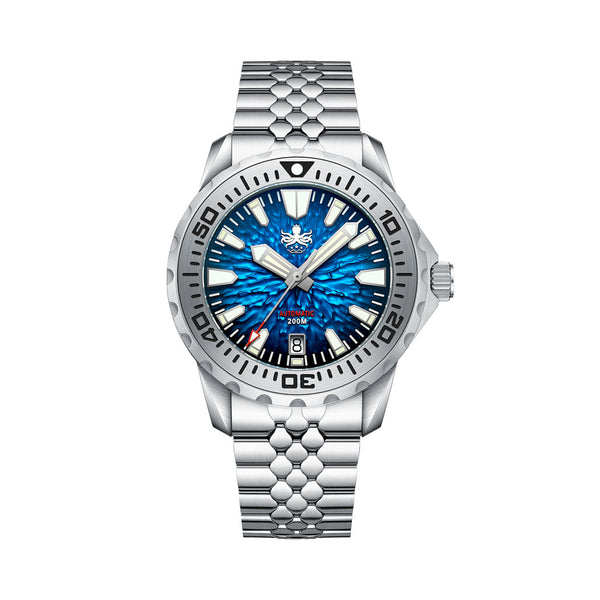 PHOIBOS KRAKEN 200M Automatic Dive Watch with Reef Blue Dial #PY059B