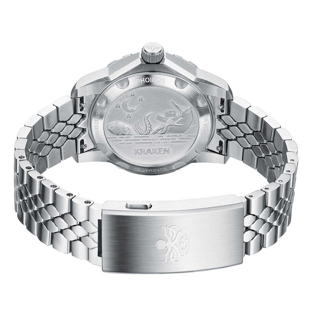 PHOIBOS KRAKEN Automatic Dive Watch with Midnight Purple Dial