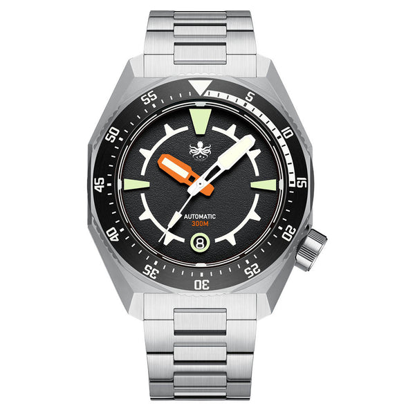 Phoibos Depth Hunter 300M Automatic Diver with Black Dial #PY060C