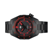 Phoibos Depth Hunter 300M Automatic DLC Diver with Black and Red Dial #PY060DX