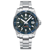 Phoibos Leviathan 40mm Dive Watch with Blue Forged Carbon Fiber #PY062B