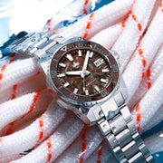Phoibos Leviathan 40mm Dive Watch with Red Forged Carbon Fiber #PY062D