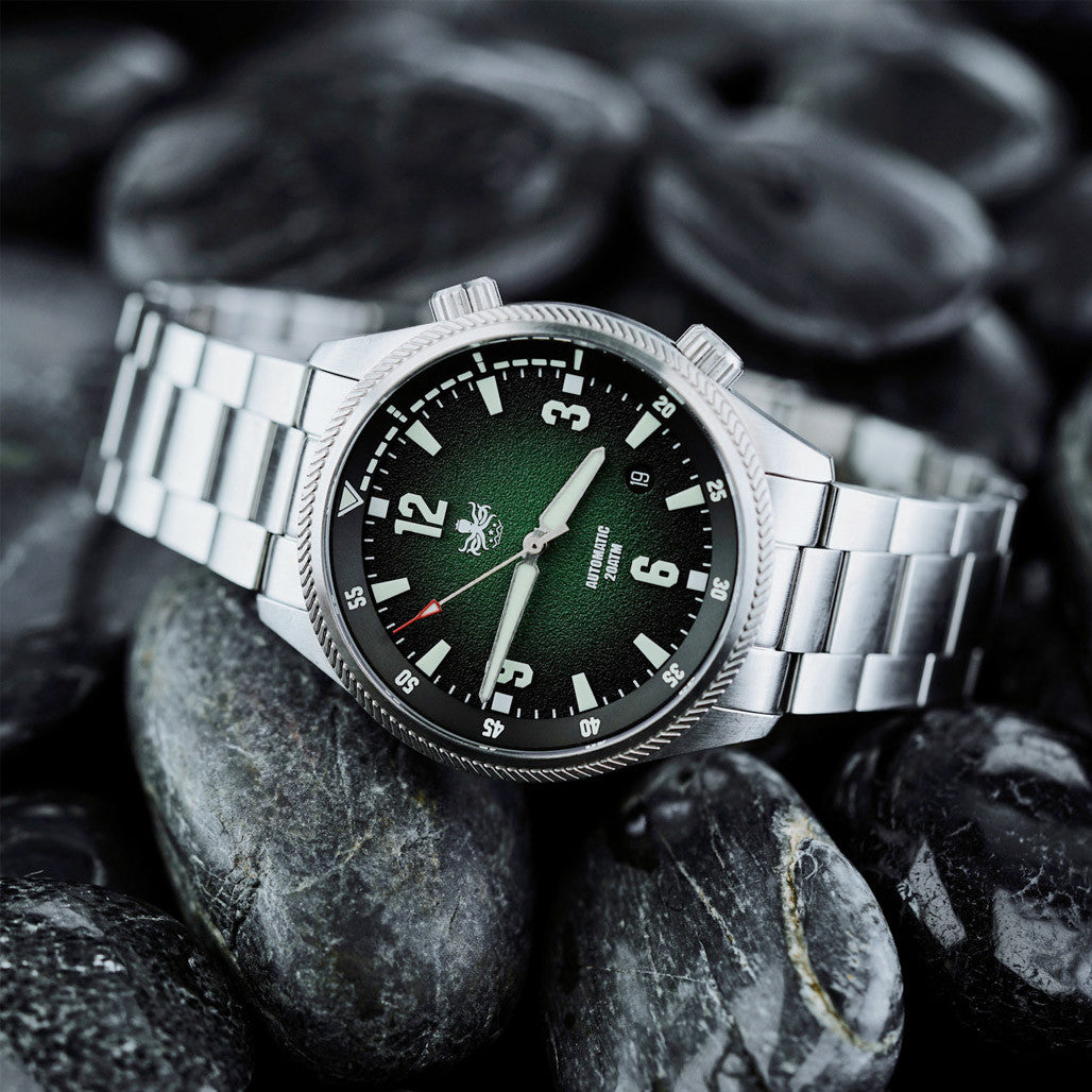 Phoibos Storm Corsair Automatic Diver with Green Dial #PY063A