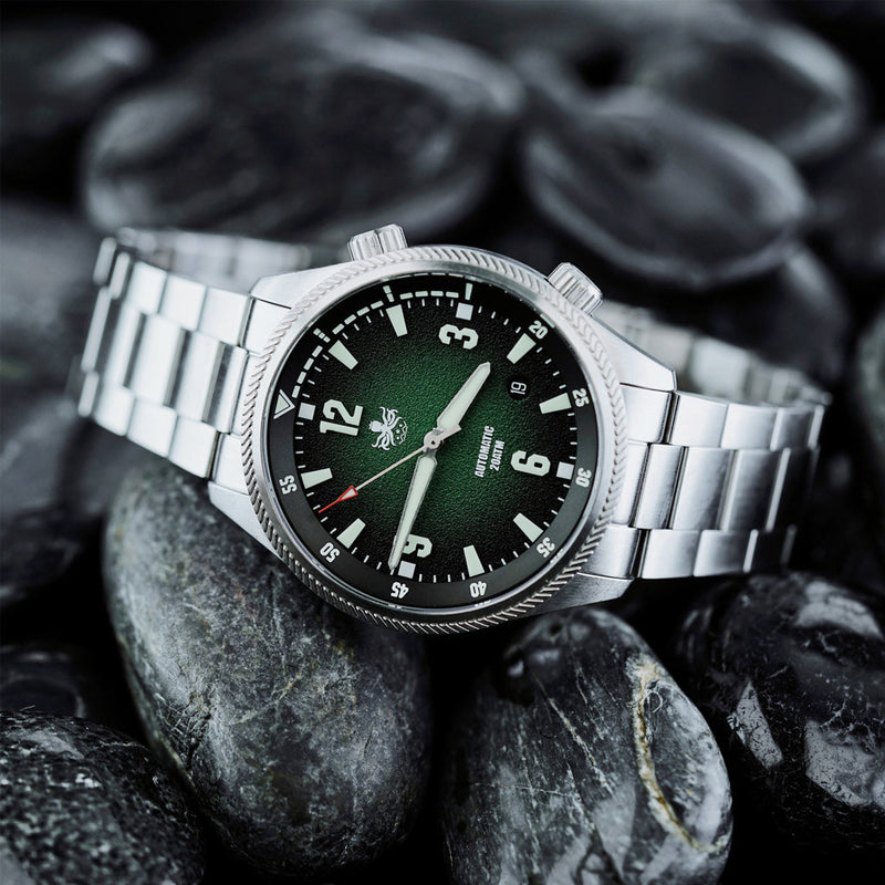 Phoibos Storm Corsair Automatic Diver with Green Dial #PY063A