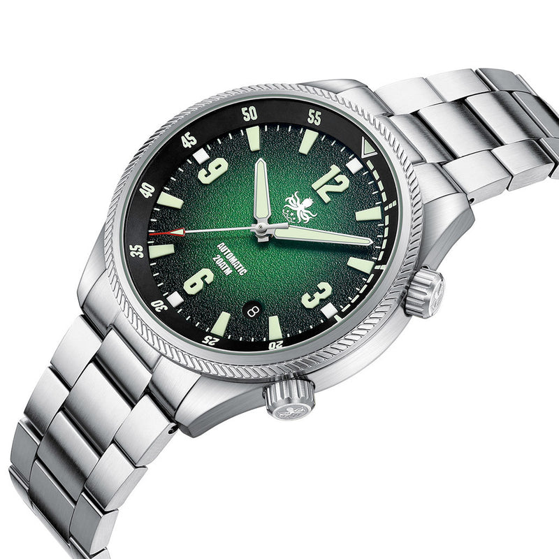 Phoibos Storm Corsair Automatic Diver with Green Dial #PY063A