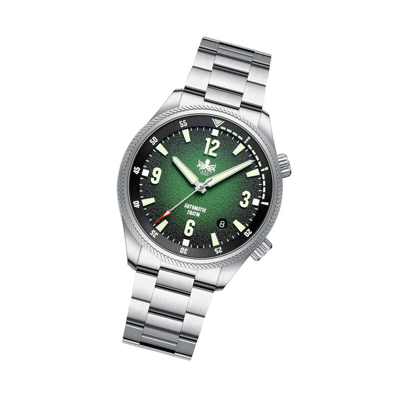 Phoibos Storm Corsair Automatic Diver with Green Dial #PY063A