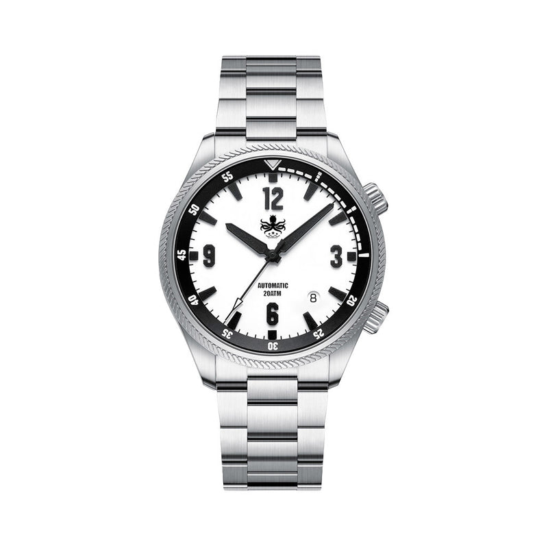 Phoibos Storm Corsair Automatic Diver with White Dial #PY063E
