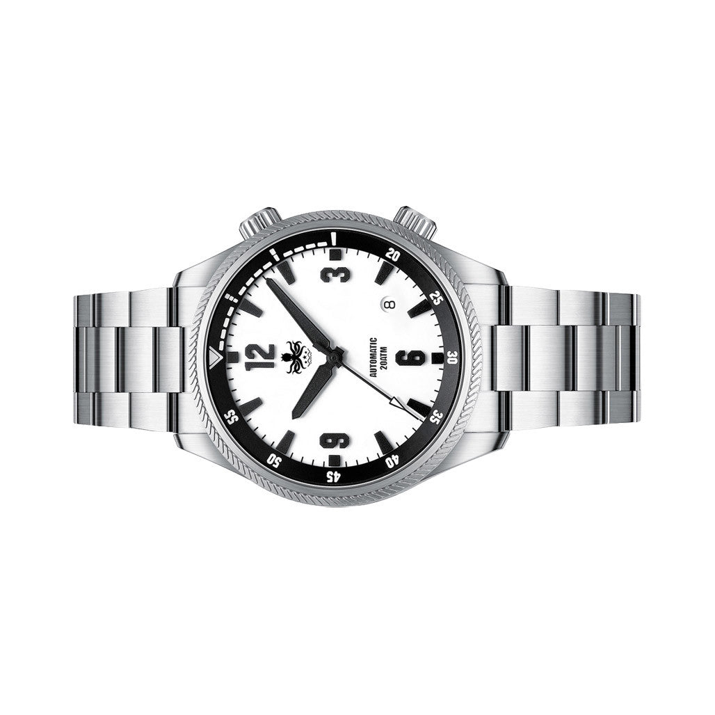 Phoibos Storm Corsair Automatic Diver with White Dial #PY063E
