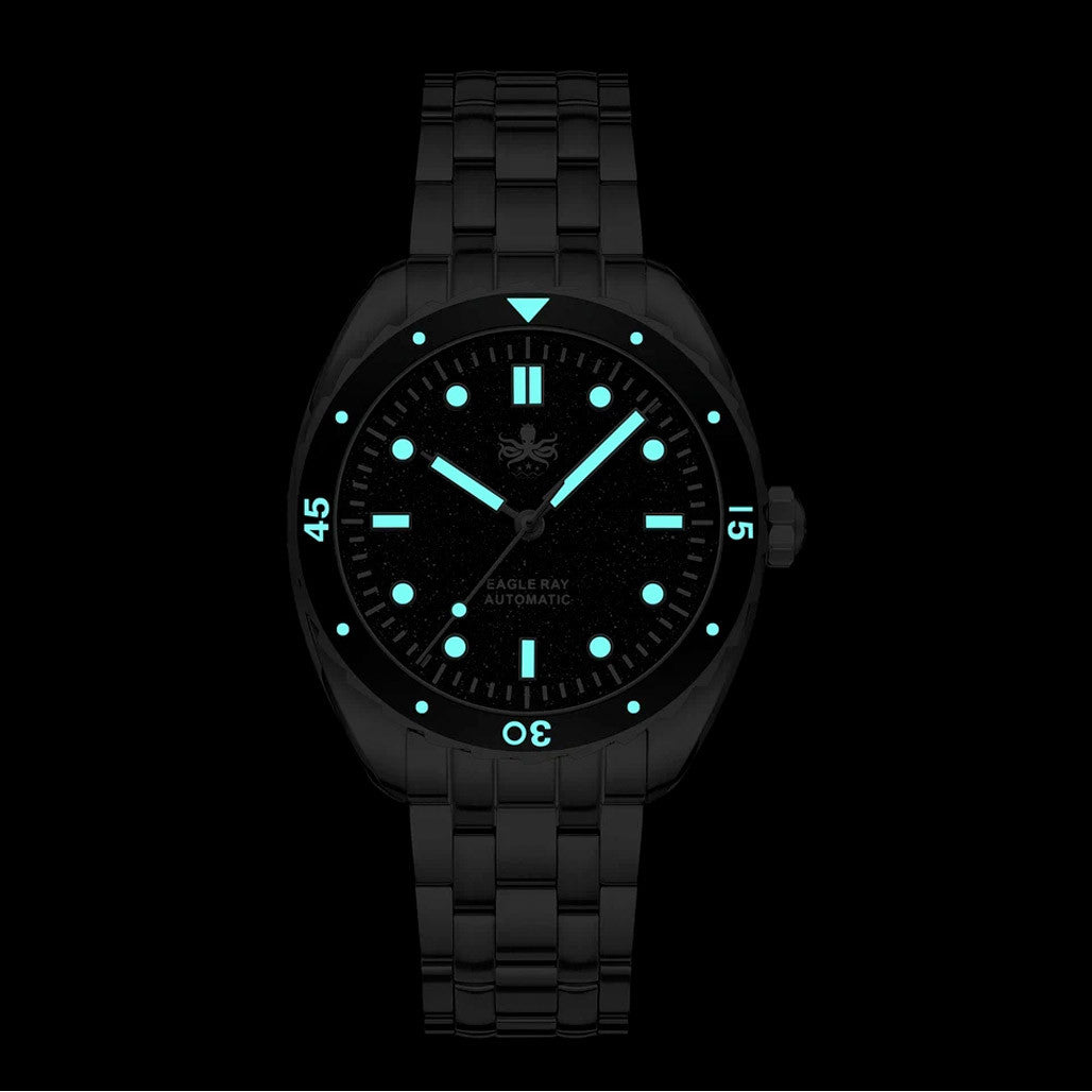 Phoibos Eagle Ray Automatic Diver with Green Jade Dial #PY065AN