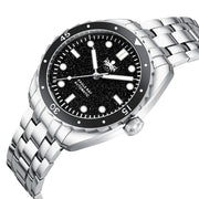Phoibos Eagle Ray Automatic Diver with Black Aventurine Dial #PY065CN