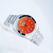 Phoibos Eagle Ray Automatic Diver with Orange Agate Dial #PY065FN