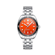 Phoibos Eagle Ray Automatic Diver with Orange Agate Dial #PY065FN