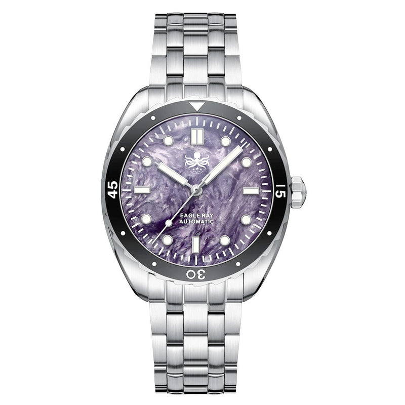 Phoibos Eagle Ray Automatic Dive with Charoite Dial #PY065HN