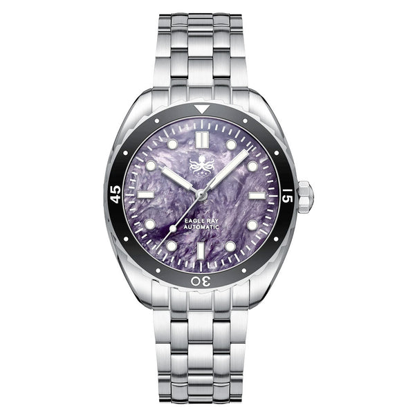 Phoibos Eagle Ray Automatic Dive with Charoite Dial #PY065HN