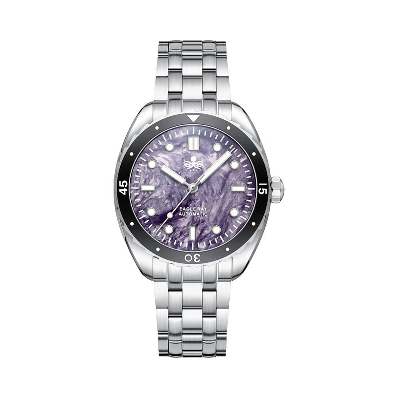Phoibos Eagle Ray Automatic Dive with Charoite Dial #PY065HN