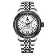 PHOIBOS x ISLANDER Delphinus White Turquoise Dial Watch #PY066-LIW11